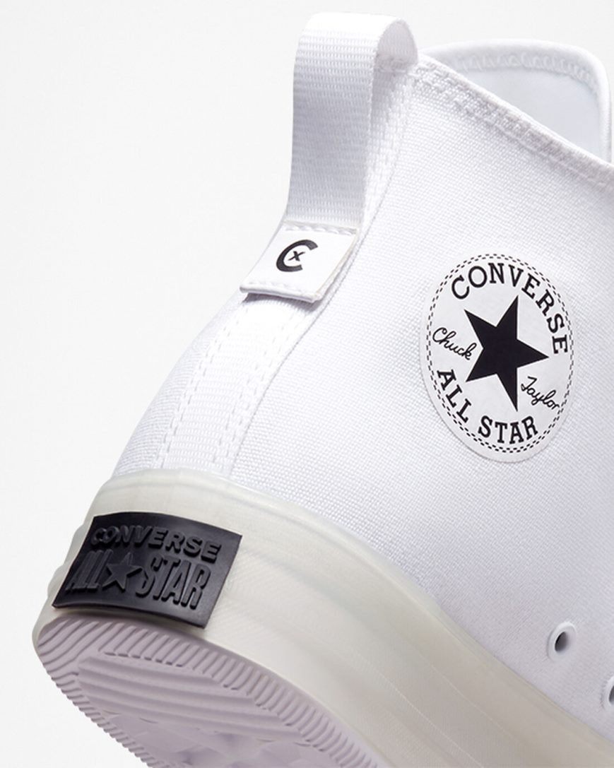 Zapatillas Altas Converse Chuck Taylor All Star CX Explore Mujer Blancas Negras | PE W802L5